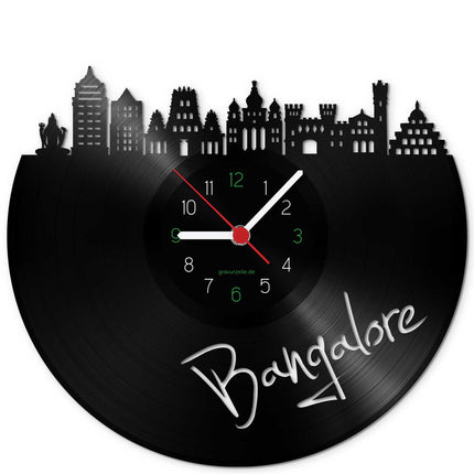 SEO. Wanduhr aus Vinyl Skyline Bangalore - Linkreich