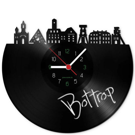SEO. Wanduhr aus Vinyl Skyline Bottrop - Linkreich