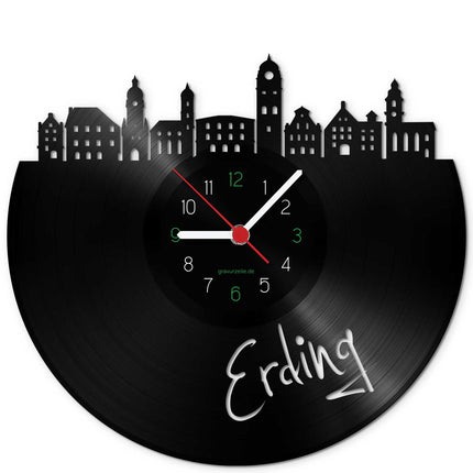 SEO. Wanduhr aus Vinyl Skyline Erding - Linkreich