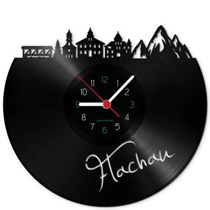 SEO. Wanduhr aus Vinyl Skyline Flachau - Linkreich