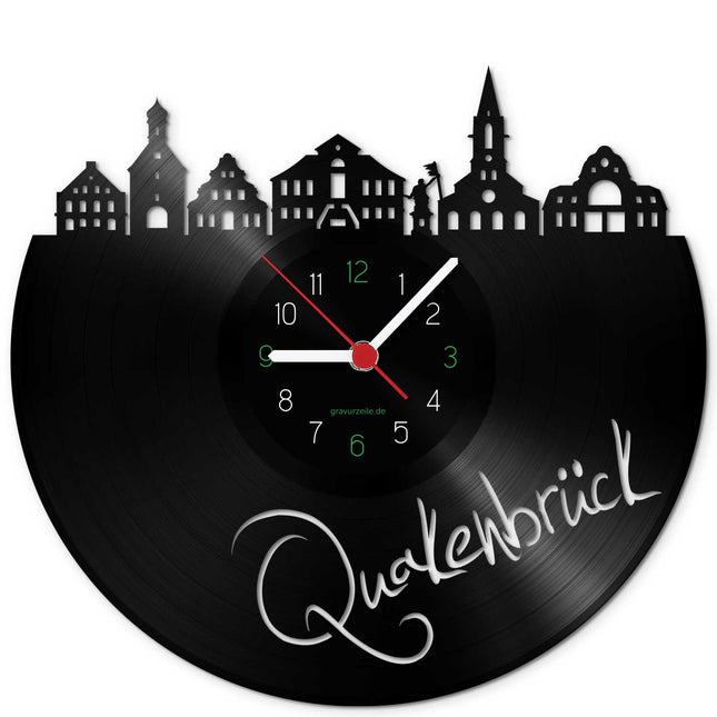 SEO. Wanduhr aus Vinyl Skyline Quakenbrück - Linkreich
