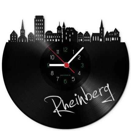 SEO. Wanduhr aus Vinyl Skyline Rheinberg - Linkreich