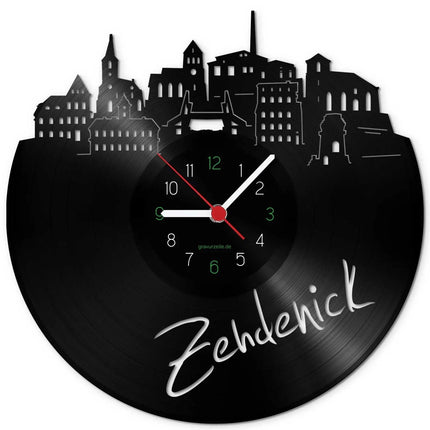 SEO. Wanduhr aus Vinyl Skyline Zehdenick - Linkreich