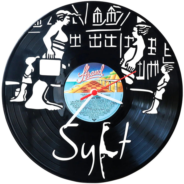 SEO. Wanduhr aus Vinyl Sylt - Linkreich