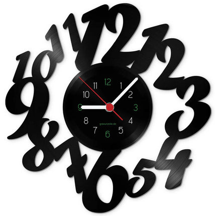 SEO. Wanduhr aus Vinyl Zahlen - Linkreich