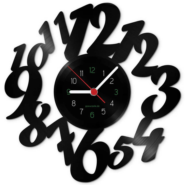 SEO. Wanduhr aus Vinyl Zahlen - Linkreich