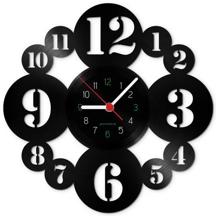 SEO. Wanduhr aus Vinyl Zahlencode - Linkreich