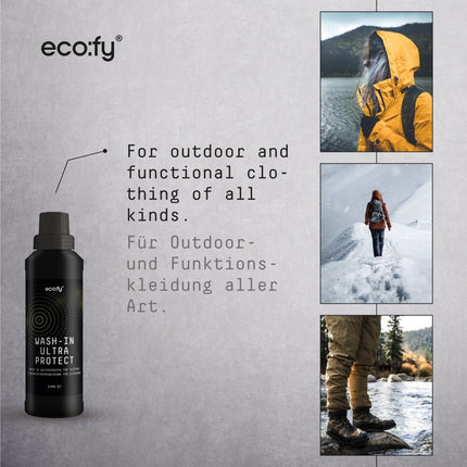SEO. Wash - In Ultra Protect Einwaschimprägnierung für Outdoor - & Funktionskleidung - 500ml Linkreich