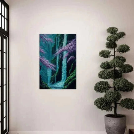 Waterfall - Leinwandbild Japanisch (Canvas) kaufen bei Linkreich – Jetzt entdecken!