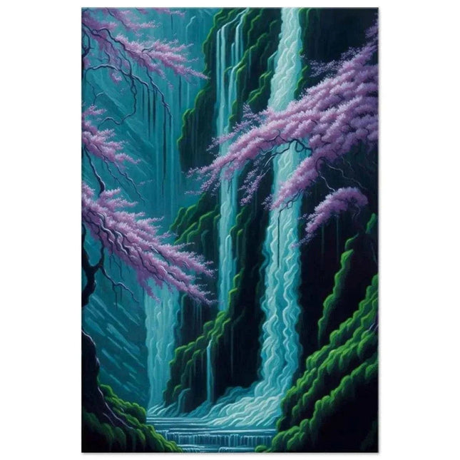 Waterfall - Leinwandbild Japanisch (Canvas) kaufen bei Linkreich – Jetzt entdecken!