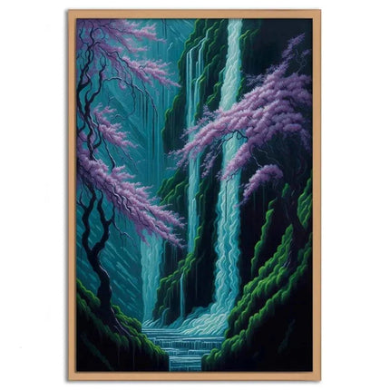 Waterfall - Leinwandbild Japanisch (Canvas) kaufen bei Linkreich – Jetzt entdecken!