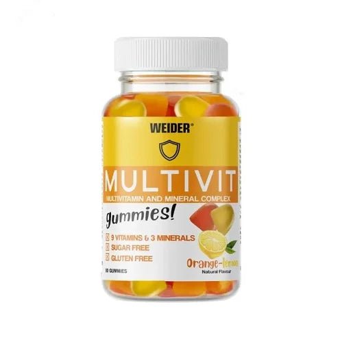 Weider Multivit Gummies – 80 Stück – Orange & Lemon – Multivitamin - Fruchtgummis (Multivitamine) kaufen bei Linkreich – Jetzt entdecken!