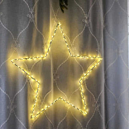 Weihnachtsstern Weihnachtsbeleuchtung XXL 50 cm 150 LED Stern Timer Batterie (Weihnachtsbeleuchtung) kaufen bei Linkreich – Jetzt entdecken!