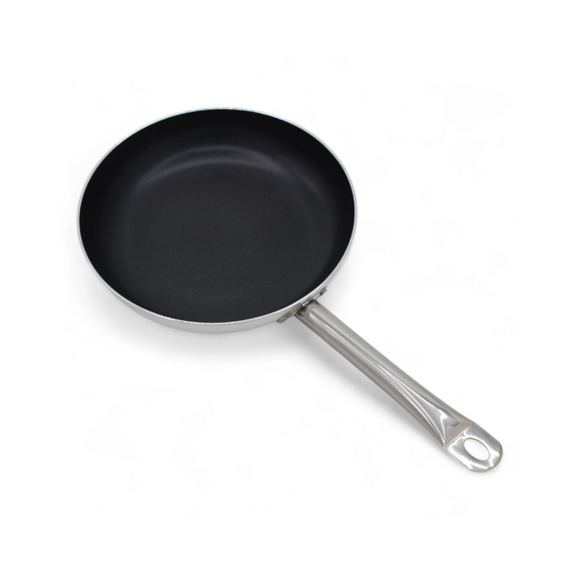 Weissberg Bratpfanne 26 cm Antihaftbeschichtet Induktions geeignet Gastro Serie Edelstahlgriff