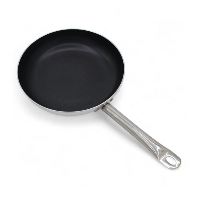 Weissberg Bratpfanne 28 cm Antihaftbeschichtet Induktions geeignet Gastro Serie Edelstahlgriff