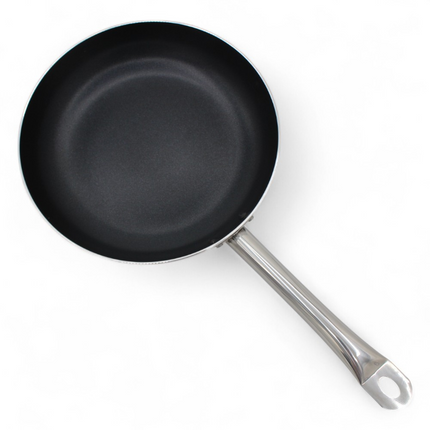 Weissberg Bratpfanne 30 cm Antihaftbeschichtet Induktions geeignet Gastro Serie Edelstahlgriff