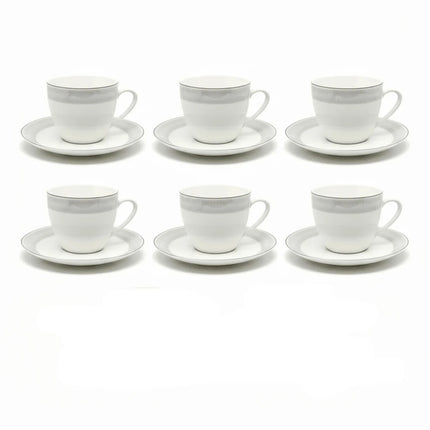 Weissberg Home Coffee Time Set 6Tassen 6 Unterteller WH2960