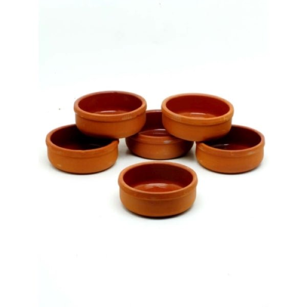 Weissberg Tontöpfe Set – 6 traditionelle Tontöpfe (13 × 5,5 cm) (Tontöpfe) kaufen bei Linkreich – Jetzt entdecken!