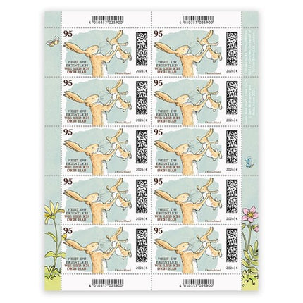 SEO. Weißt du eigentlich, wie lieb ich dich hab?, Briefmarke zu 0,95 €, 10er - Bogen - Linkreich