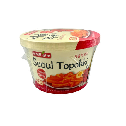 SEO. Wellheim Reiskuchen Seoul Topokki Original Scharf 144g - Linkreich
