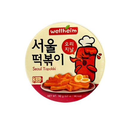 SEO. Wellheim Reiskuchen Seoul Topokki Original Scharf 144g - Linkreich
