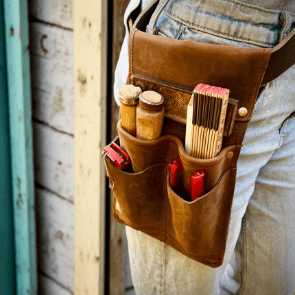 Werkzeuggürtel Set rechts – Arbeitsgürtel aus Leder mit Allround - Modul (werkzeuggürtel) kaufen bei Linkreich – Jetzt entdecken!