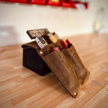 Werkzeuggürtel Set rechts – Arbeitsgürtel aus Leder mit Allround - Modul (werkzeuggürtel) kaufen bei Linkreich – Jetzt entdecken!