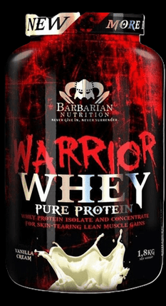 SEO. Whey Protein + BCAAs - 1,8 Kg - Barbarian Nutrition Geschmack: Schoko / Vanille - Vanilla Cream Linkreich