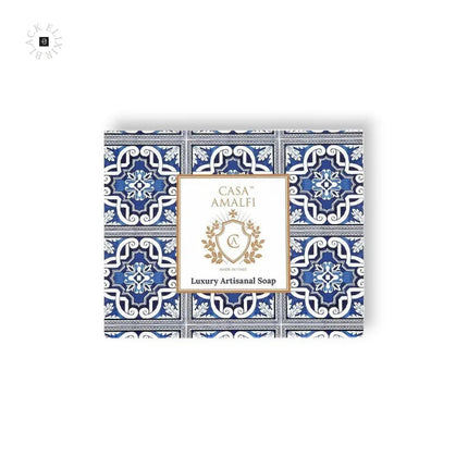 CASA AMALFI BLUE MAIOLICA 3 SOAP GIFT SET