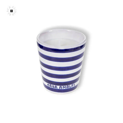CASA AMALFI BLUE GROTTO HAND PAINTED CANDLE - Fresh Acqua Marine