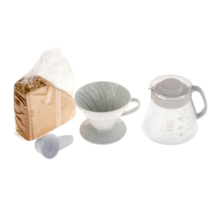 Hario V60-02 Pour Over Kit – Complete Brewing Set for Specialty Coffee