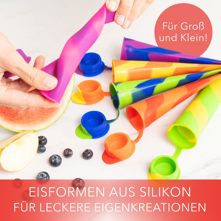 Wiederverwendbare Eisformen aus Silikon - 6 Stück (Eisformen) kaufen bei Linkreich – Jetzt entdecken!