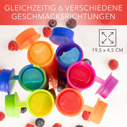 Wiederverwendbare Eisformen aus Silikon - 6 Stück (Eisformen) kaufen bei Linkreich – Jetzt entdecken!