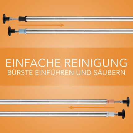 Wiederverwendbare Strohhalme aus Edelstahl & Silikon Trinkhalme Schwarz Rosa - 2er Set (Strohhalme) kaufen bei Linkreich – Jetzt entdecken!