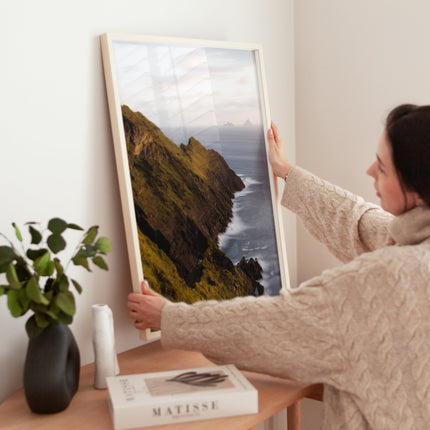 Kerry Cliffs Wall Art – Wild Atlantic Way Ireland Coastal Print