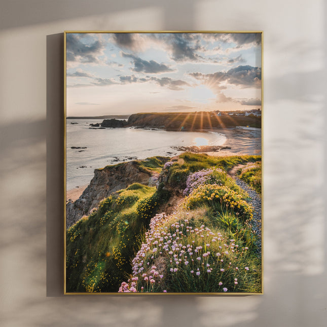 Annestown Beach at Sunrise – Ireland Coastal Wall Art Print