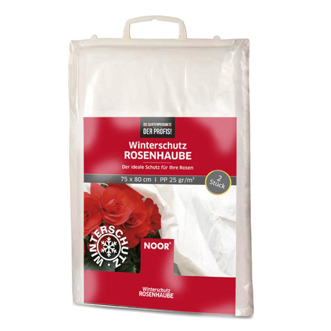 SEO. Winterschutz Rosenhaube - 2er Set - 75x80 cm - Weiß - 75x80 cm Linkreich