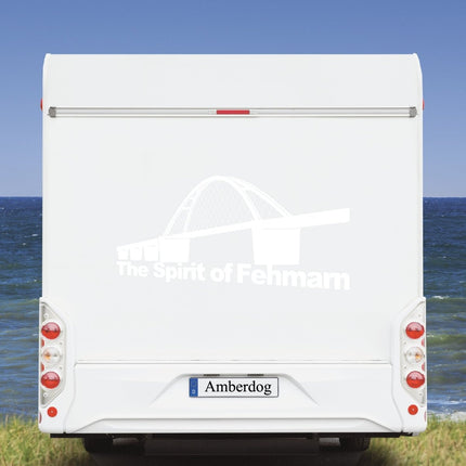 SEO. Wohnmobil Aufkleber The Spirit of Fehmarn - 100x65cm Linkreich