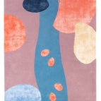 Rechteckig / Lila / 340 x 240 cm Rechteckig