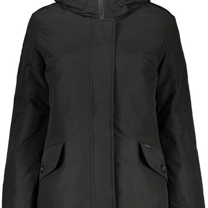 WOOLRICH Damenjacke grün – Warme Outdoor-Jacke für Herbst/Winter mit Kapuze