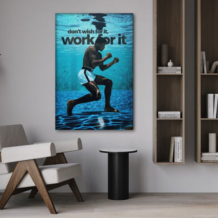 Work for it - Leinwandbild Motivation (Canvas) kaufen bei Linkreich – Jetzt entdecken!
