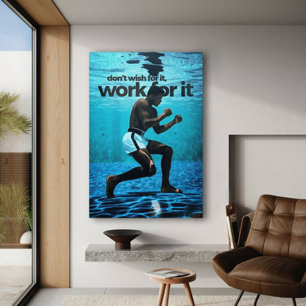 Work for it - Leinwandbild Motivation (Canvas) kaufen bei Linkreich – Jetzt entdecken!