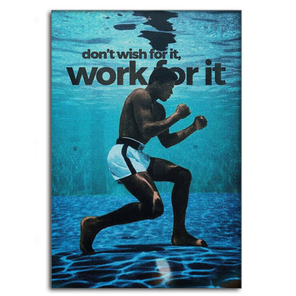Work for it - Leinwandbild Motivation (Canvas) kaufen bei Linkreich – Jetzt entdecken!
