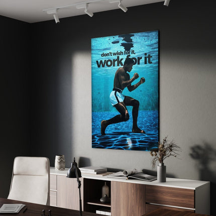 Work for it - Leinwandbild Motivation (Canvas) kaufen bei Linkreich – Jetzt entdecken!