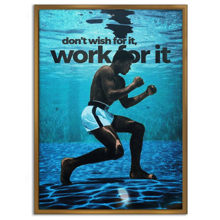 Work for it - Leinwandbild Motivation (Canvas) kaufen bei Linkreich – Jetzt entdecken!