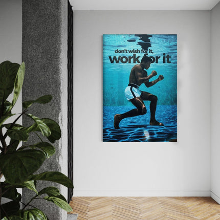 Work for it - Leinwandbild Motivation (Canvas) kaufen bei Linkreich – Jetzt entdecken!