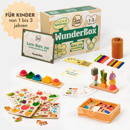WunderBox 1 - 3 Jahre - Entwicklungsboxen für die Kleinsten (WunderBox) kaufen bei Linkreich – Jetzt entdecken!
