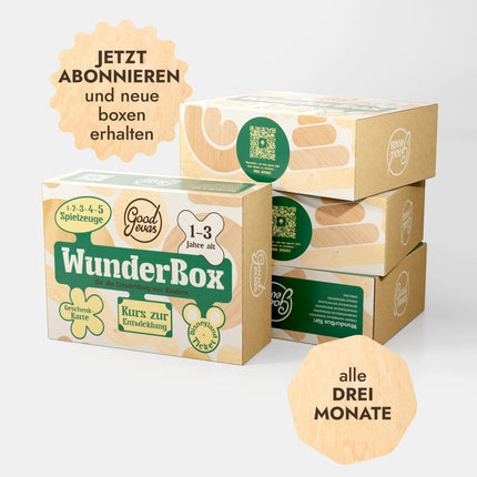 WunderBox 1 - 3 Jahre - Entwicklungsboxen für die Kleinsten (WunderBox) kaufen bei Linkreich – Jetzt entdecken!