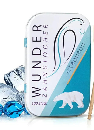 Wunderzahnstocher – 100 Aromatisierte Zahnstocher - Ice-Bonbon Linkreich
