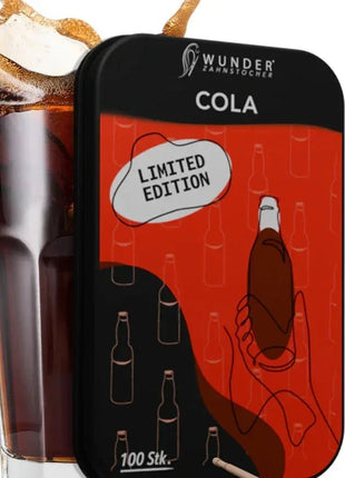 Wunderzahnstocher – 100 Aromatisierte Zahnstocher - Cola Limited Edition Linkreich